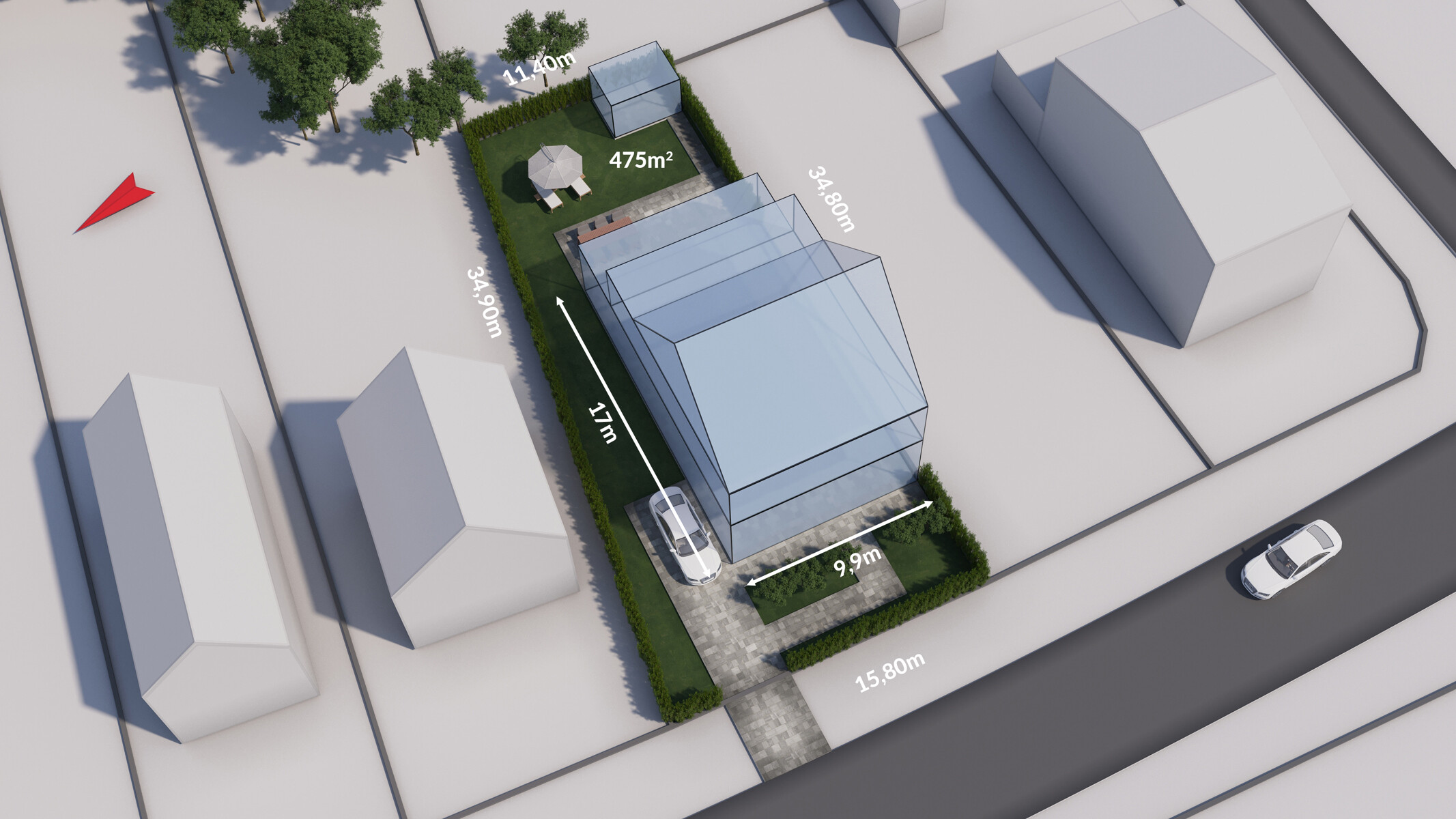 Bouwgrond HOB met west tuin Pompoenstraat 4 2222 Heist-op-den-Berg 79528215