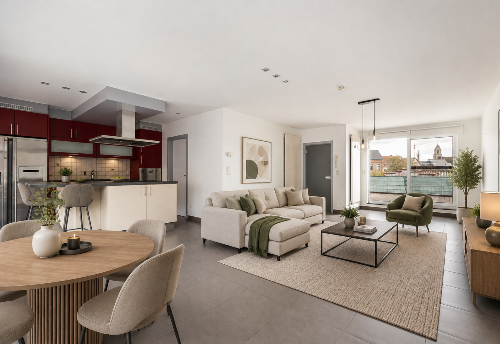 Duplex met 2 slpk en prachtig terras (27m&sup2;) hartje Lier Kartuizersvest  58 2500 Lier 77729689