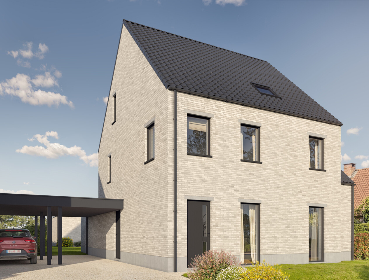 Nieuwbouwproject 6% BTW - 2 open bebouwingen te Hulshout Molenstraat  15 2235 Hulshout 80800572
