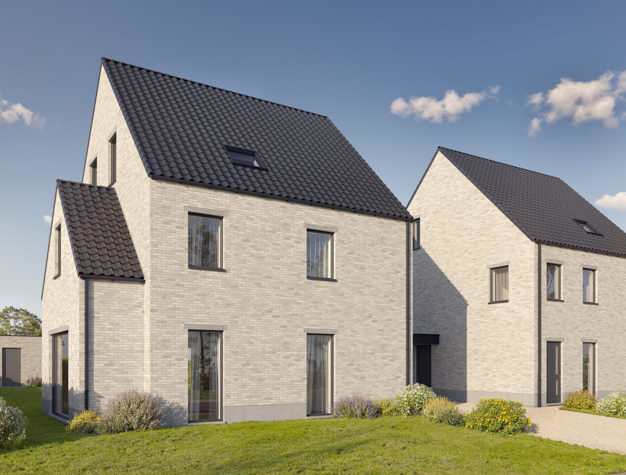 Nieuwbouwproject 6% BTW - 2 open bebouwingen te Hulshout Molenstraat  15 2235 Hulshout 80800571
